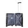 STARGOLD Luggage Bag TPC Hard Side Suitcase 360&deg; Rotational Wheels and Lockable System Travel Bag 20 Inch Black
