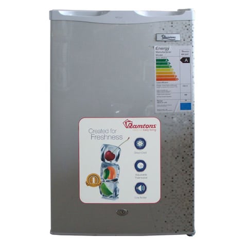 Ramtons 90 Liters Single Door Direct Cool Fridge, Mar Silver- Rf/247
