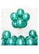 Metallic Chrome Balloons 50 Pcs 12 Inch Helium Shiny Thicken Latex Party Decoration (Chrome Green)