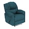 إن هاوس كرسي استرخاء هزاز منجد بالمخمل - تركواز غامق - NZ100