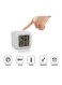 Generic 7 Colors Led Changing Digital Alarm Clock White