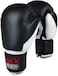 Max Strength Boxing Gloves Kickboxing Punching Training Muay Thai UFC Fight Mitts MMA Black/White