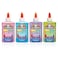 Elmer s Washable Translucent Color Glue  Great For Making Slime  Assorted Colors  5 Ounces Each  4 Count  5 Oz   Standard Packaging
