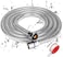 Lavish Shower Hose Chrome Handheld Shower Head Hose Lightweight And Flexible Shower Hose Extension With Taflon Tape 1.5 Meter