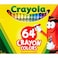 Crayola Crayon Colours With Sharpener Multicolour Pack of 64