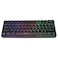 HXSJ L500 61 KEYS WIRELESS GAMING KEYBOARD DUAL MODE BT5.0 + 2.4G RGB BACKLIGHT MECHANICAL FEEL MEMBRANE KEYBOARD (Black)
