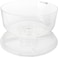 Royalford Multi-Functional Cake Stand, Rf10337 - Acrylic Cake Stand With Dome Lid, Chip Dip Server With Lids, Can Be Used As Punch Bowl Serving Dish, Salad Bowl Chips &amp; Dips Server Etc