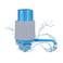 1PC.-Manual Drinking Water Pump with Tubes Bottled Water Hand Press Pump Dispenser For 5-6 Gallon Drinking Water, Blue Grey.