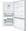 Electrolux 438L Net Capacity Inverter Compressor Bottom Freezer Refrigerator, Arctic Silver Steel, EBE5304B-A RAE