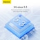 Baseus True Wireless Earphones Bluetooth V5.3 Mini In-ear Headset Dual Channel Low-Latency Sport Game And Smart Control 25Hours Playing Time with Charging Case White