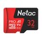 Netac P500 Extreme Pro Micro SDHC Memory Card - 32GB - Black