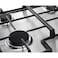 Zanussi 4 Burner Gas Built-in Hob ZGH66424XS Silver 60cm