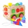 Babylove wooden bus shape sorter