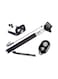 Generic - Extendable Handheld Selfie Stick With Bluetooth Shutter For Smartphone Black