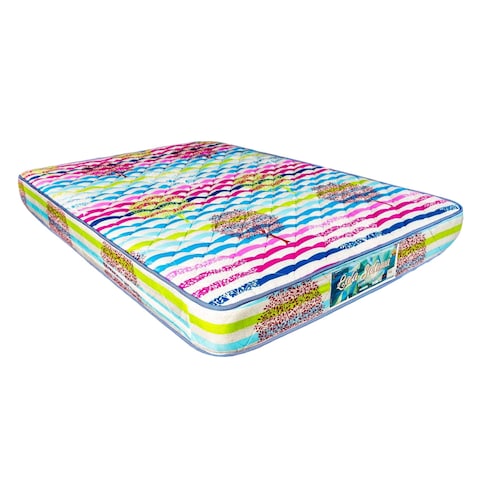 Bobmil Lala Salama Supreme Medium Duty Quilted With Tape Edge Foam Mattress  3Ft X 6Ft X 8 Inches