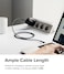 Ringke - Fast Charging Pastel Cable - USB Type - C to Type - C - Black (1.2m)