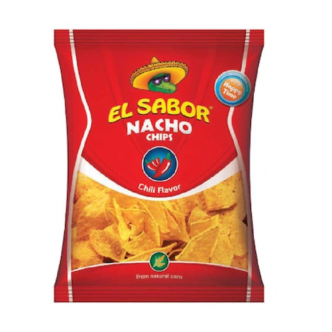 Buy El Sabor Chilli Nacho Chips 225g in UAE