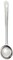 STEEL FLARE LADDLE , 30 CM , SILVER, FL0004 , 1 PC