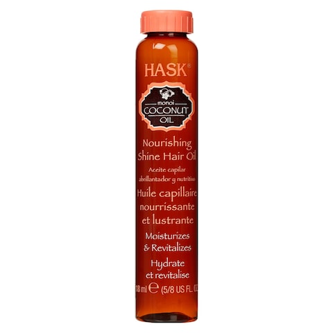 Hask Coconut Nourishing Shine Hair Oil Vial 18ml