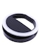 Generic Portable Selfie Light Ring Clip LED Flash Black/Grey