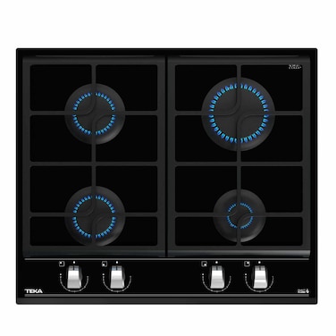 Teka GZC 64300 Gas on Glass Hob with ExactFlame function in 60 cm of butane gas