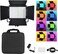 COOPIC RGB-216 LED Video Light with TFT Color Display/High CRI White LED/2500-8500K/360&deg; Full Color/9 Types of Scenes, Led Light Panel for Outdoor Photography