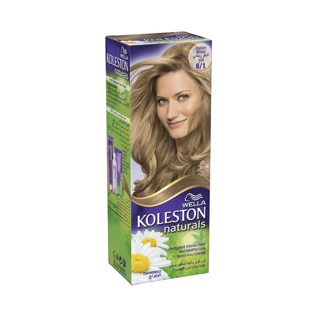 Wella Koleston Natural Hair Color 8/1 Golden Wheat 60ML