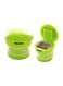 Generic Stainless Steel Garlic Chopper, 24x2x9cm - Green/Clear