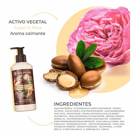 Yves Rocher Argan And Rose Hammam Body Lotion 390ml