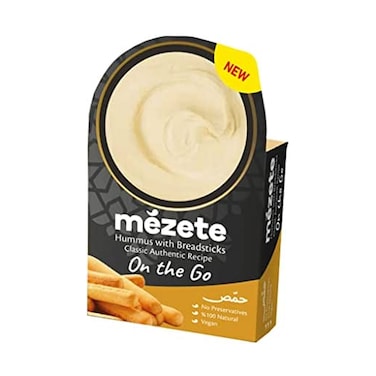 Mezete Hummus Classic With Bread Sticks 92g