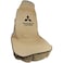 Universal Car Seat Cover Car Seat Dust Dirt Protection Cover 2/Pcs Set Beige