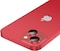 Amazing Thing iPhone 14 and iPhone 14 PLUS Camera Lens Protector Supreme Tempered Glass Aluminum AR Lens Defender - Red