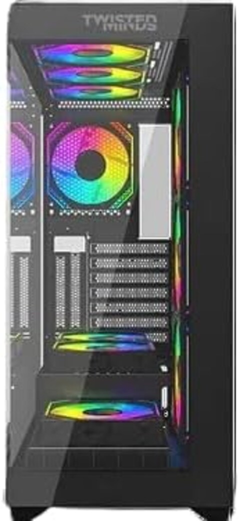 Twisted Minds Quantum 07 Mid Tempered Glass Gaming Case - Black
TM-290XL-9-B
