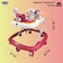 Lovely Baby Foldable Kids Walker LB 571 with Adjustable Height, Music &amp; Toys, Rotating Wheels, Foldable Safe Activity Walker for Toddlers, Small Infant Boy Girl 6-18 months - Pink