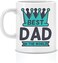 Papeyone Best Dad In The World King White Mug