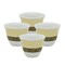 PEARL CERAMIC CAWA CUP, P00005, 4 PCS SET - STYLE 2, 90ML