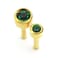 Caflon Singles Birthstone, Emrald Gold Plated Earring