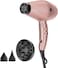 GammaPiu G-Tronic Dual Ionic 2500 Professional Hairdryer Infinite Power NA4322iB, Gold Rose