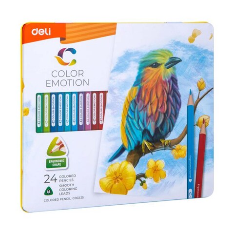 Deli Color Pencils Color Emotion Ec225 - 24 Colors