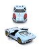1966 FORD GT40 MKII Die Cast Metal Doors Openable Pull Back Action Toy Car