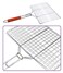 Barbecue Rectangular Grilling Basket, Multi-purpose Portable Griller with Handle 28x28CM (Pack of 1).