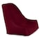 In House Harvey Velvet Bean Bag Chair - Small - Burgundy