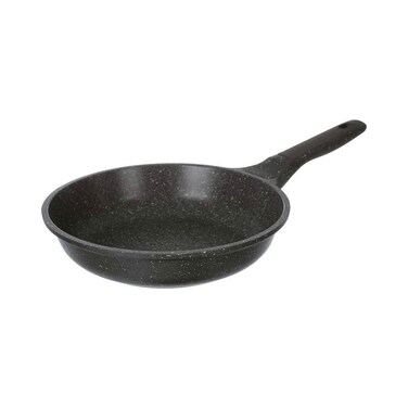 مقلاة جرانيت من ايديال هوم - 26 سم - رمادي غامق
