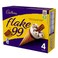 Cadbury Flake 99 Ice Cream Cones 125ml x4