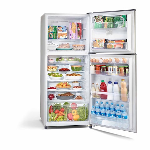 Toshiba Refrigerator No Frost - 355 Liter - Silver - GREF40PTSL