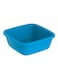 Cosmoplast 12L Square Plastic Basin Tub Blue