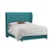 In House Roma Velvet Bed Frame - Queen - 200x140 cm - Turquoise