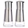 Harmony Oil And Vinegar Bottle Set Silver And Clear 260ml 2 PCS