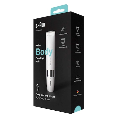 Braun - Trimmer Body Mini - White - BS1000