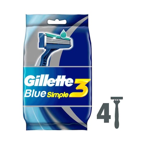 GILLETTE BLUE SIMPLE3 4S